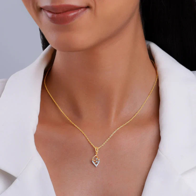 Rose Gold Celebration Pendant Necklace